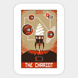 Robo Tarot: The Chariot Sticker